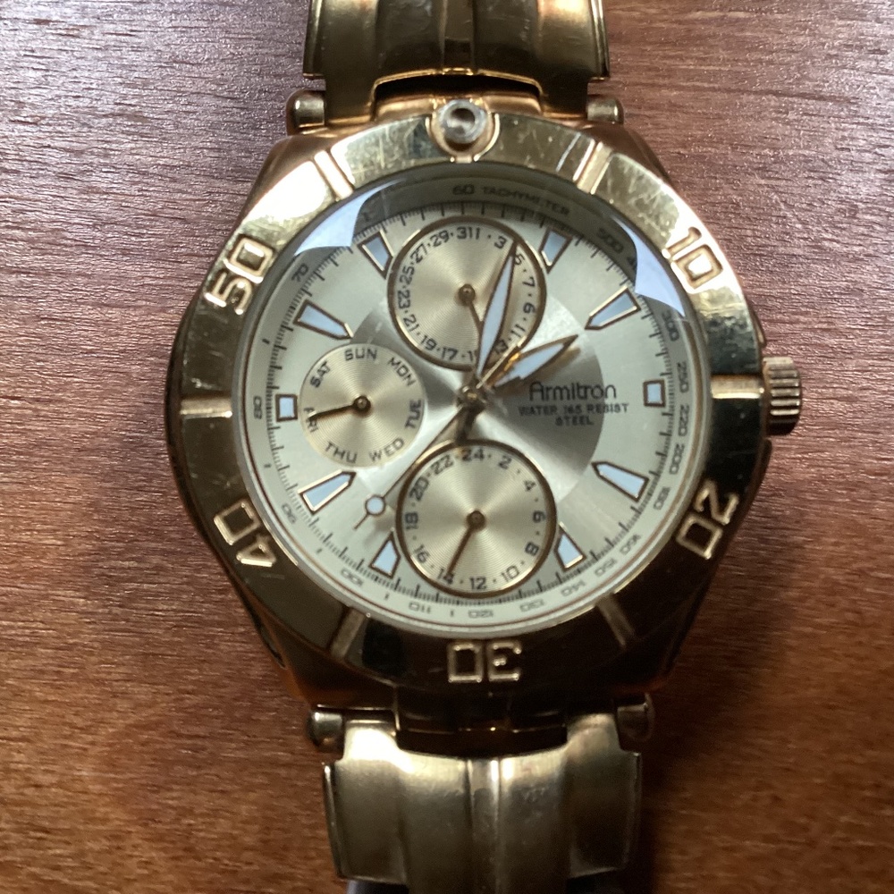 Armitron Stainless Steel Gold-tone Women’s Watch 20/4224GP